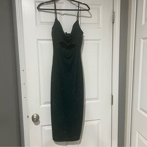 Elegant Green Evening Dress